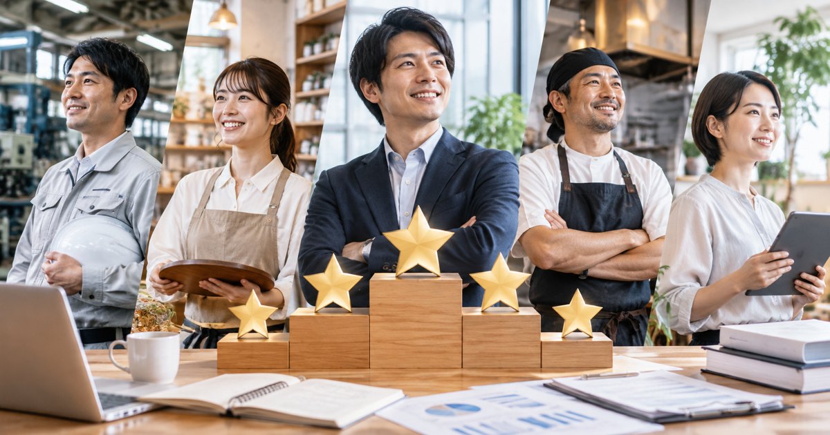 「補助金ランキングおすすめ5選!個人事業主・中小企業向け比較」のイメージ(AI生成)